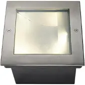 SLV DASAR 255 LED square i rostfritt stål 316 28W 3000K