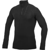 Woolpower Zip Turtleneck Lite Black
