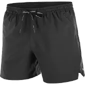 Salomon - Trail running kläder - Shakeout Core 5" Shorts M Deep Black för UnisexUll - Storlek M - Svart