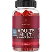 VitaYummy Multivitamin Vuxen Gummies Jordgubb 60 st