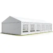 TOOLPORT 5x12 m partytält, PVC 700, vit
