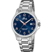 Lotus Herrens Silverklocka 18645/2 (Ø 40 mm)