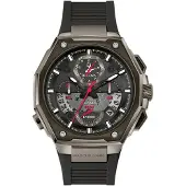 Bulova Precisionist X Chronograph Black Dial Quartz Divers 98B358 300M Herrklocka svart