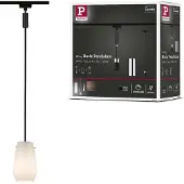 Paulmann 2Easy, Skena för spotlight, E27, 1 lampor, 230 V, Svart, Krom