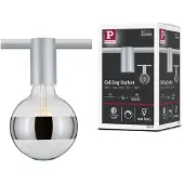 Paulmann Socket Takbelysning URail E27 LED Krom (matt)