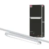 Paulmann Panel Loop Högvolt-skensystem URail LED fast installerad 7 W LED Vit, Krom