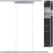 Paulmann URail Pendel Lento Pendellampa URail 41 W LED Krom (matt)