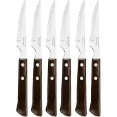 Tramontina Polywood Chestnut Bbq Knivset 6 Enheter