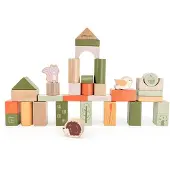 Viga Toys VIGA PolarB träklossar Montessori Djur 50 delar