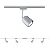 Paulmann Cover Komplett skensystem URail GU10 40 W LED Krom, Krom (matt)
