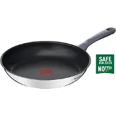 Tefal Daily Cook G7300655, Rund, Allmän matlagning, Rostfritt stål, Titan, Rostfritt stål, Keramiska, halogen, Gjutjärnsplattor, gas, Induktion