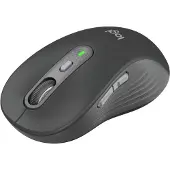 Logitech Signature M750 - Mus - optisk - 6 knappar - trådlös - 2.4 GHz, Bluetooth - Logi Bolt USB-mottagare - grafit