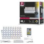 Paulmann MaxLED 500 grund IP44 3 m tunable white MaxLED, dimbar, Aluminium / grå / zink, Vardagsrum / matsal, Syntetmaterial, Modern