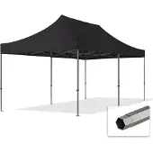 TOOLPORT 3x6 m snabbtält, Premium stål, svart
