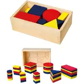 Viga klossar logiska figurer geometri
