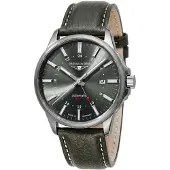 Bauhaus Aviation Titanium Automatic GMT 28684