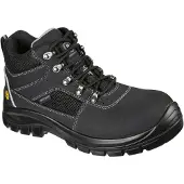 SKECHERS Herr Trophus Letic Minne Skum Läder Säkerhetsskor