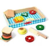 Melissa & Doug - Wooden Sandwich Making Play Set