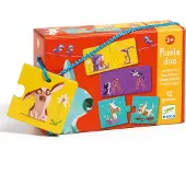 Djeco Spel - Motsatser - - One Size - Pussel