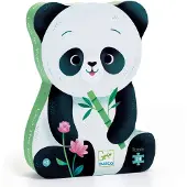 Djeco Pussel - 24 Bitar - Pandan Leo - - One Size - Pussel