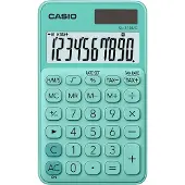Casio SL-310UC - Fickkalkylator - 10 siffror - solcellspanel, batteri - grön