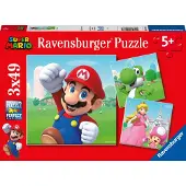 Ravensburger Pussel - 3x49 Delar - Super Mario - - One Size - Pussel
