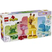 LEGO DUPLO 10472 Vi bygger djur, leksaker för småbarn med 8 djurfigurer, leksaker för att förbättra fingerfärdigheten