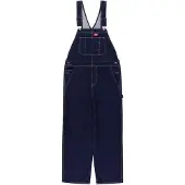 Dickies Men's Loose Denim Bib Rinsed