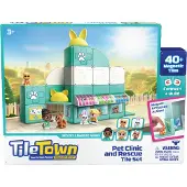 Tile Town Djurklinik, Magnetiskt byggset 44 delar