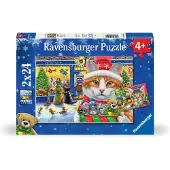 Ravensburger - Christmas Kitties 2x24p