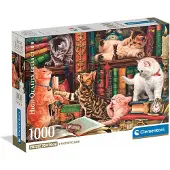 Clementoni Pussel 1000 bitar Curious Whiskers - High Quality Collection