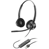 HP Poly EncorePro 310 USB-A Headset On-ear headset Sladd Svart Brusreducering för mikrofon Telefon