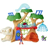Spidey and his Amazing Friends Dino Webs Treehouse Lekset Spidey and his Amazing Friends