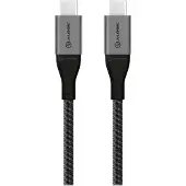 Alogic Super Ultra - USB-kabel - USB-C (hane) till USB-C (hane) - USB 2.0 - 5 A - 30 cm - rymdgrå