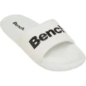Bench Unisex Vuxen Logotyptryckt Syntetgummi Casual Slides (Vit)