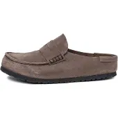 Birkenstock Pantolette 'Naples' gyttjefärgad