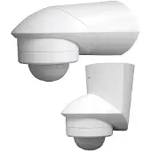 Grothe 94532 PIR-rörelsedetektor Utanpåliggande 360 ° Relä Vit IP55