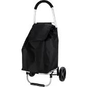 ProWorld shoppingvagn/tvåhjulig bag på hjul 53L med stativ