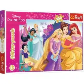 Trefl Disney Princess Pussel 100 Bitar Glitter Trefl