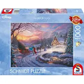 Adlibris Pussel Disney Cinderella Bringing Home for Christmas 1000 bitar, Schmidt