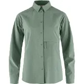 Fjällräven - Vandringskläder dam - Abisko Trekking Shirt W Patina Green för Unisex - Storlek XS - Grön