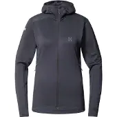 Haglöfs - Vandringskläder dam - L.I.M Mid Multi II Hood W True Black för UnisexTrä - Storlek XS - Svart