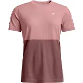 Ortovox 185 Rock'n'Wool Short Sleeve, Dam, Rosa