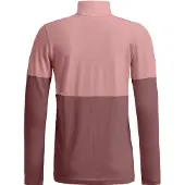 Ortovox 185 Rock'n'Wool Zip Neck, Dam, Rosa