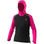 Dynafit - Trail running-kläder dam - Dna Wind W Jkt Pink Glo för Unisex - Storlek L - Rosa