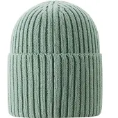 Reima Kids' Organic Cotton Beanie Hattara Stone Green