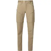Bergans Women's Convertible Zip-Off Softshell Pants Warm Sand