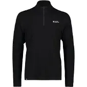 Mons Royale Cascade Merino 1/4 Zip Funktionströja black, S