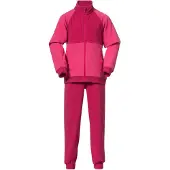 Bergans Kids' Smådøl V5 Longzip Set Raspberry Pink/Raspberry Red