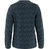 Fjällräven Women's Snow Round Neck Sweater Dark Navy